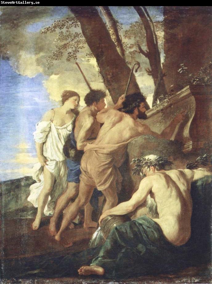 Nicolas Poussin the arcadian shepherds